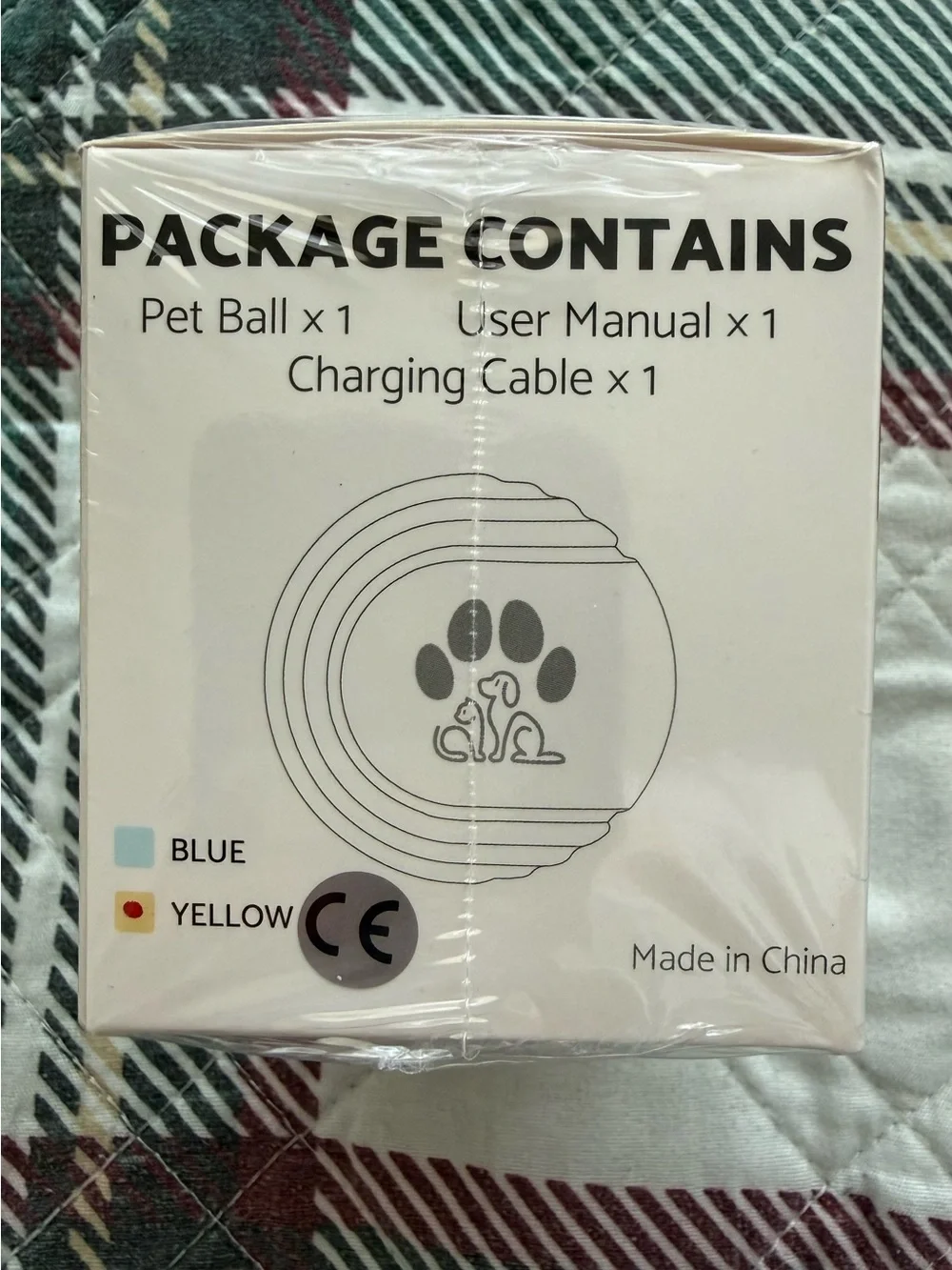 Smart Interactive Dog Toy Ball - White